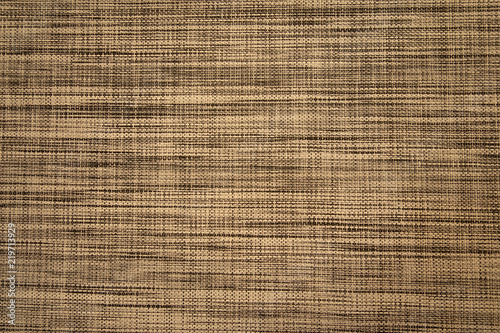 Gray linen textile seamless natural background. Fabric with smooth surface and matte gloss. Cloth smooth-haired, thick coarse scrim, sailcloth, canvas, tarpaulin. Textured weaving simple material.