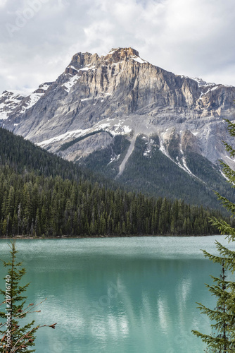 Emerald Lake is located in Yoho National Park  British Columbia  Canada. 1  It is the largest of Yoho s 61 lakes and ponds  as well as one of the park s premier tourist attractions. 