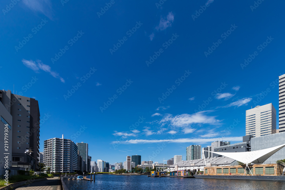 Fototapeta premium (東京都ｰ都市風景)天王洲周辺の風景３