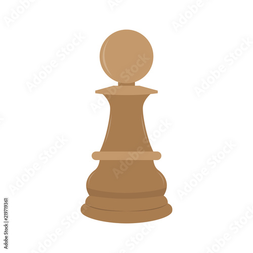 Isolated pawn chess piece icon © lar01joka
