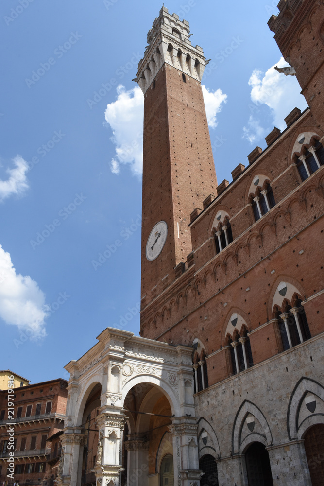 Siena - Torre del Mangia e Palazzo Comunale