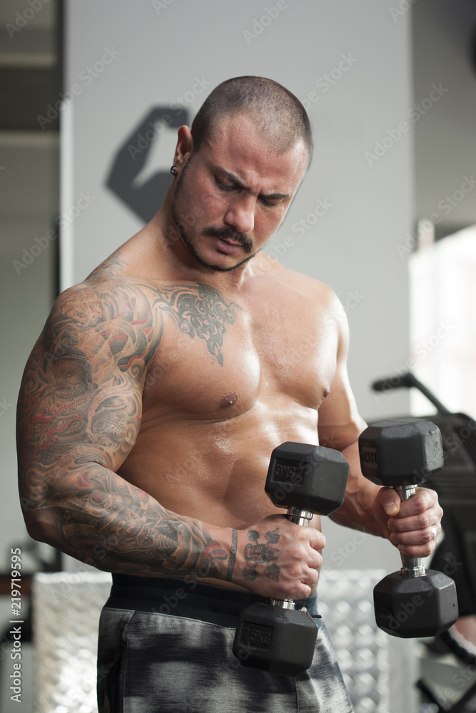 The man who bodybuilding
