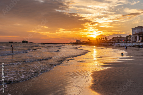 Sunrise and sunset photo