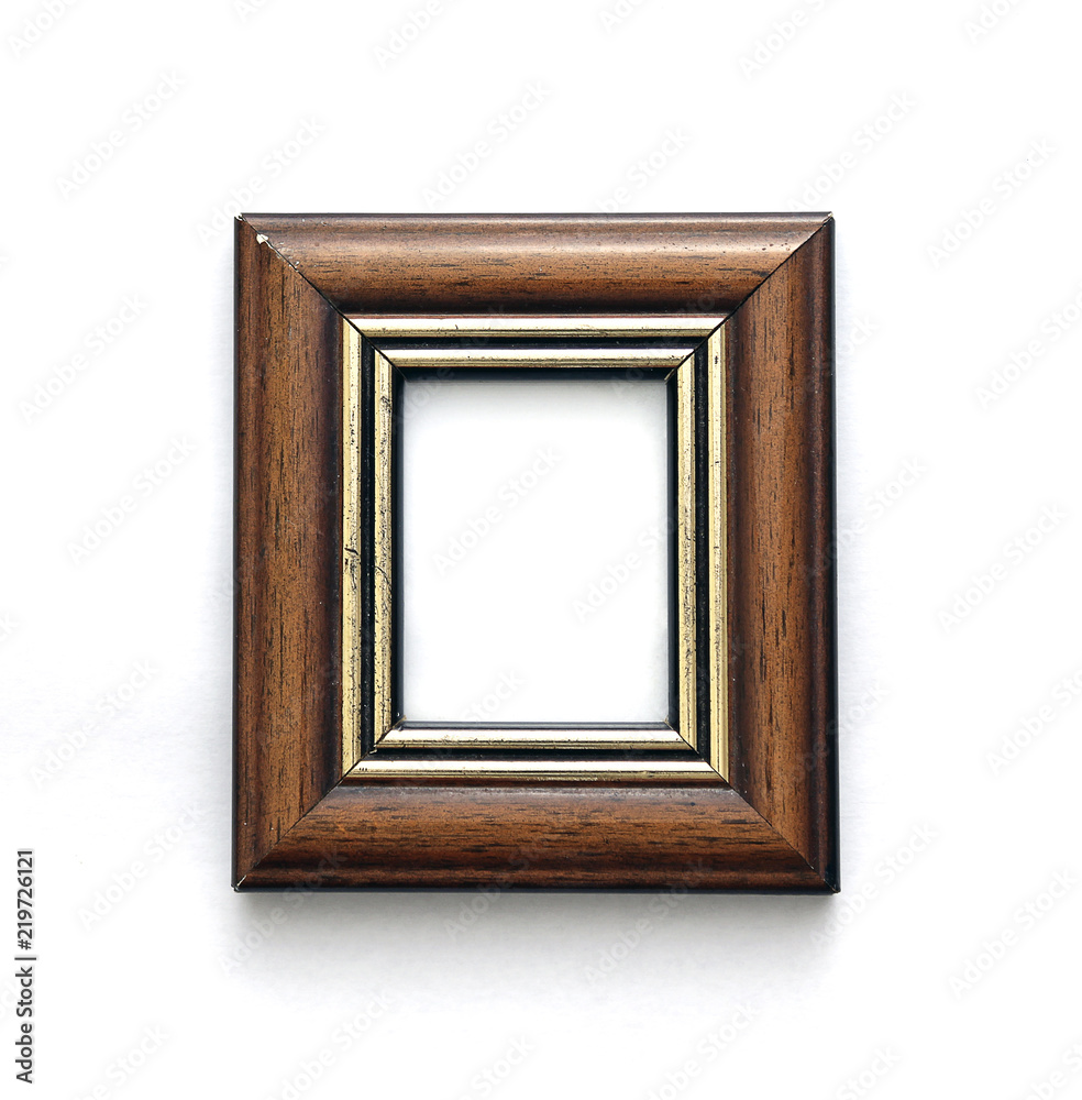 Old frame picture isolated Old frame picture isolated