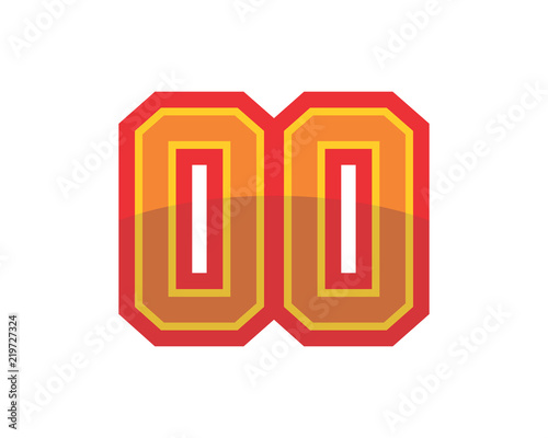 initial typography alphabet font typeset logotype image vector icon