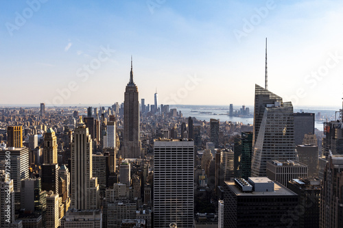 Aerial View of New York City Manhattan © Raphael
