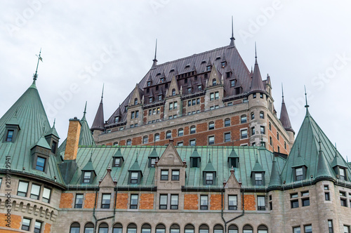 Frontenac castle in Quebec city, Canada