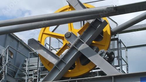 Machinery of the World's Longest Aerial Tramway, The Wings of Tatev, Armenia 1