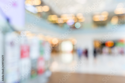 Blur of Shopping mall