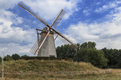 Old mill in Bokrijk, Belgium
