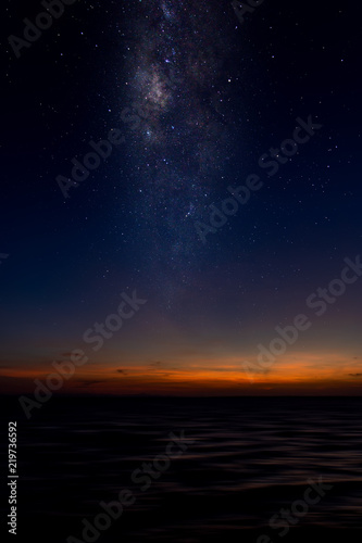 Twilight sky at the lake © noppharat