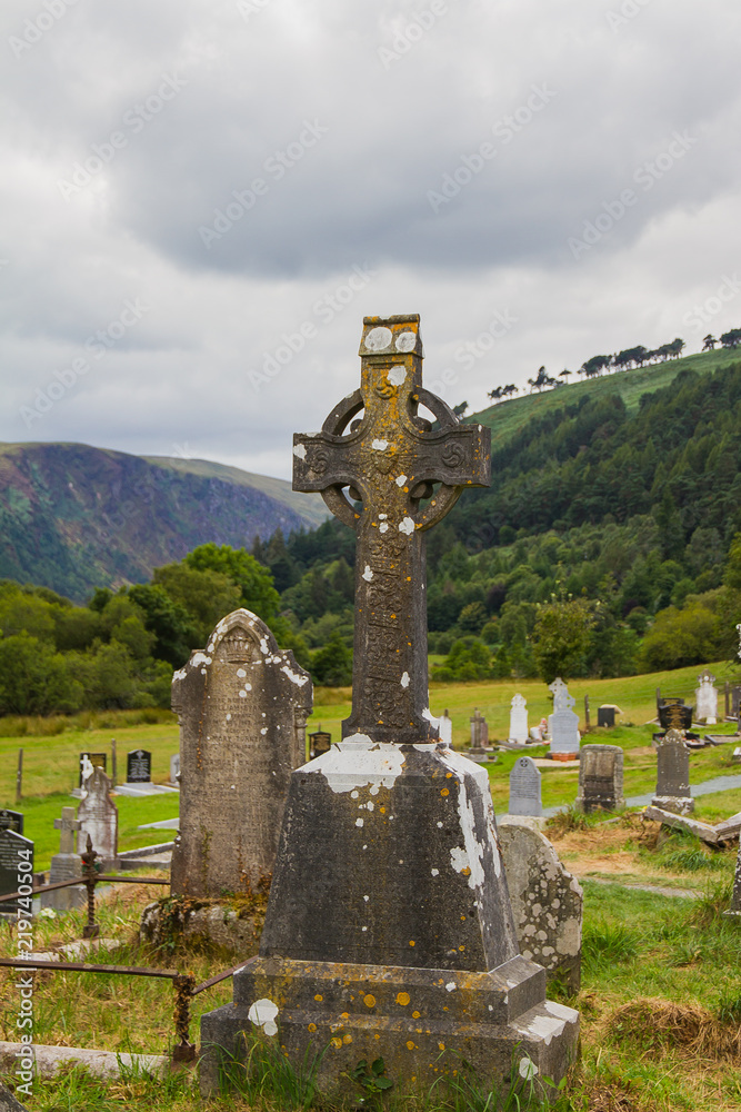 Ireland Glendalough church Ireland Glendalough church