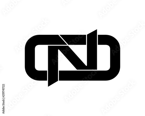 black silhouette initial typography alphabet font typeset logotype image vector icon