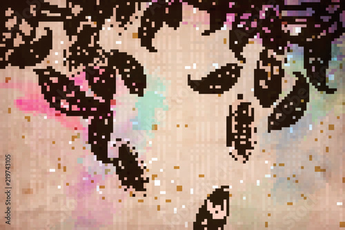Cacao plant background