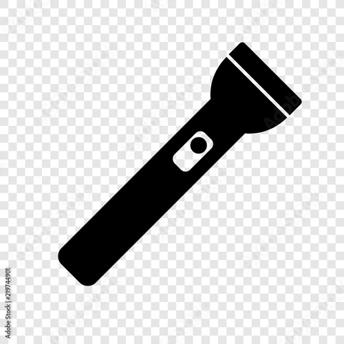 Flashlight icon on transparent background