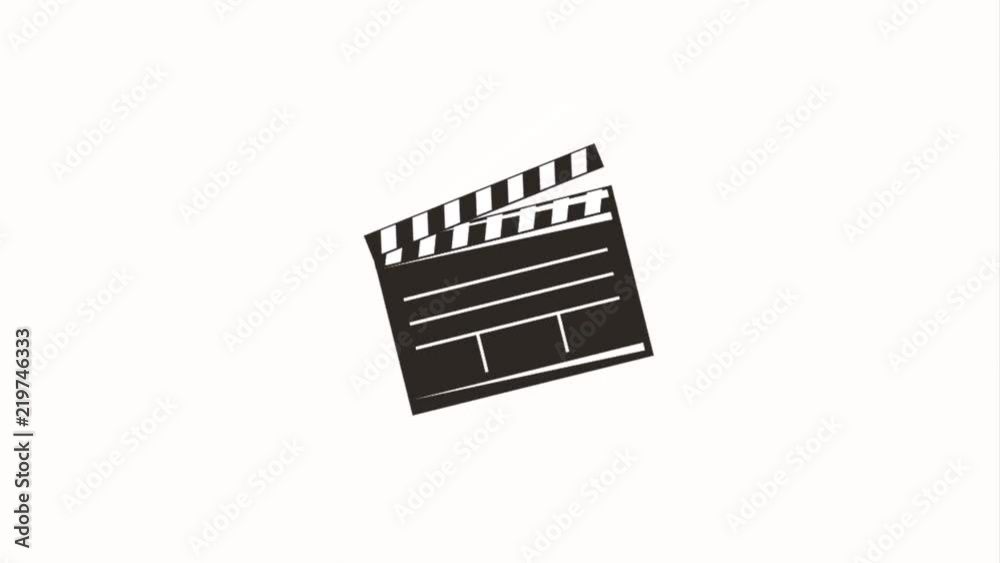 movie film clapper board click motion animation hd movie film clapper board click motion animation hd