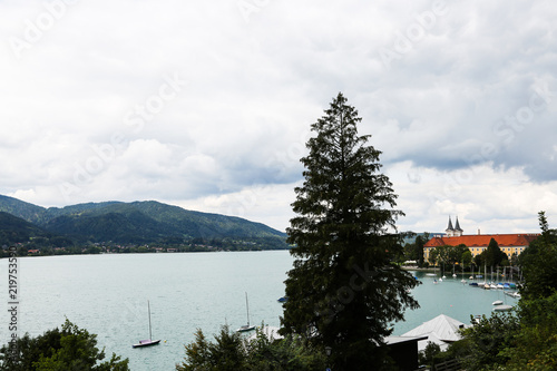 View on the Bräustüberl at the Tegernsee photo