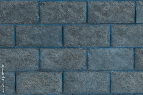 Wallpaper Mural close-up view of grey brick wall textured background Torontodigital.ca