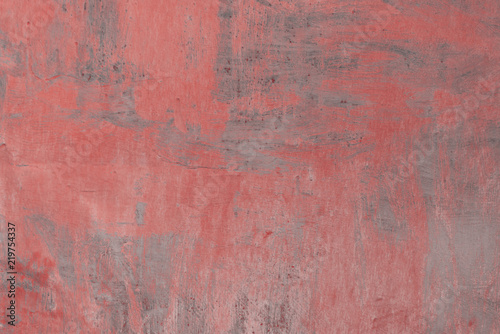 full frame of old weathered grey and red concrete background