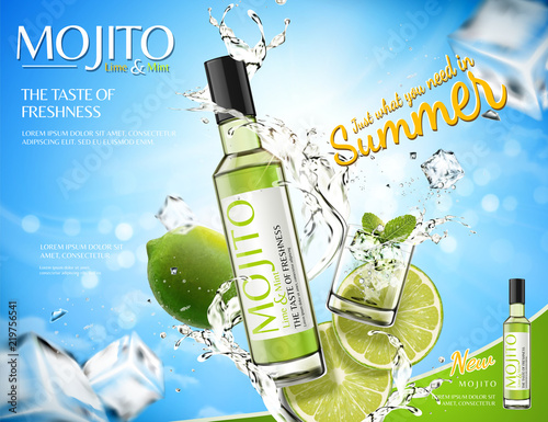 Refreshing mojito ads