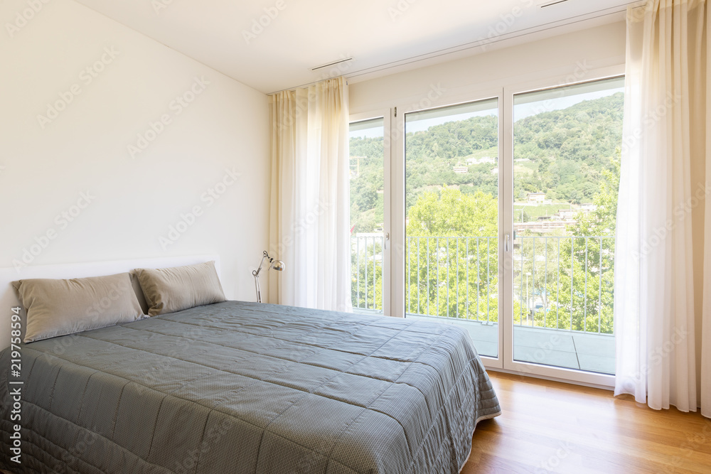 Fototapeta premium Interior of a bedroom,
