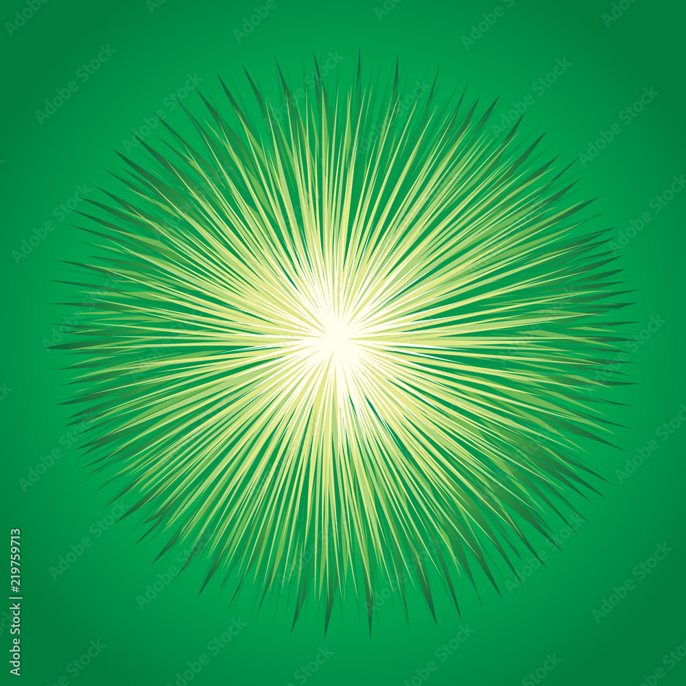Fototapeta premium Abstract background. Explosion. Vector drawing