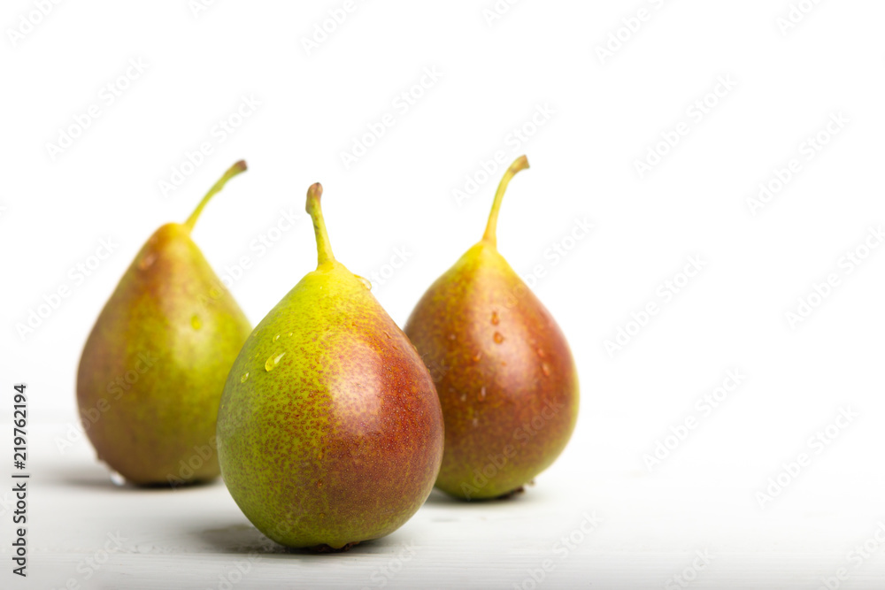 Qtee pears isolated on a white background Qtee pears isolated on a white background