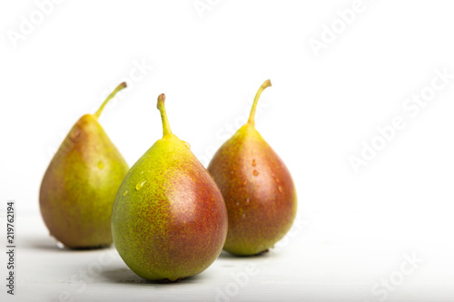Qtee pears isolated on a white background