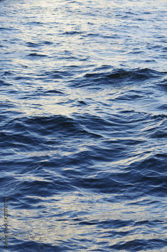 波 青い水面