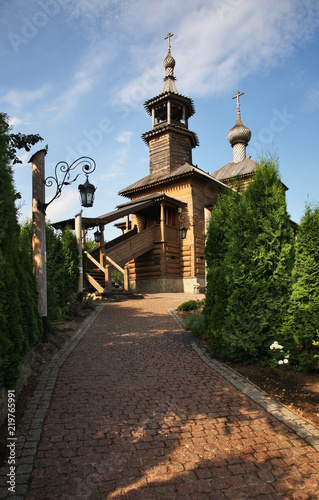 Church of Intercession of Blessed Virgin Mary in High. Borovsk. Kaluga oblast. Russia