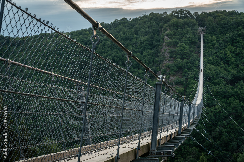Geierlay, suspension bridge in Germany Geierlay, suspension bridge in Germany
