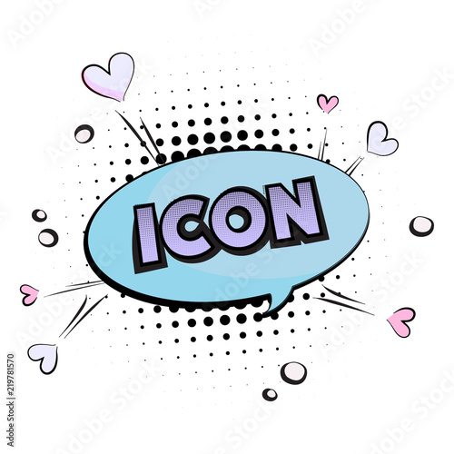Poop art teen sign. Vector halfton message concept. Style sticker art retro print. Web  illustration