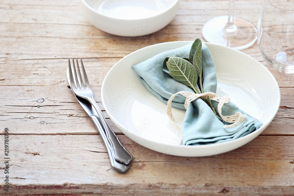 Tableskape for Thanksgiving day dinner. Table decoration for festive autumn family party. Rustic style, selective focus Tableskape for Thanksgiving day dinner. Table decoration for festive autumn family party. Rustic style, selective focus