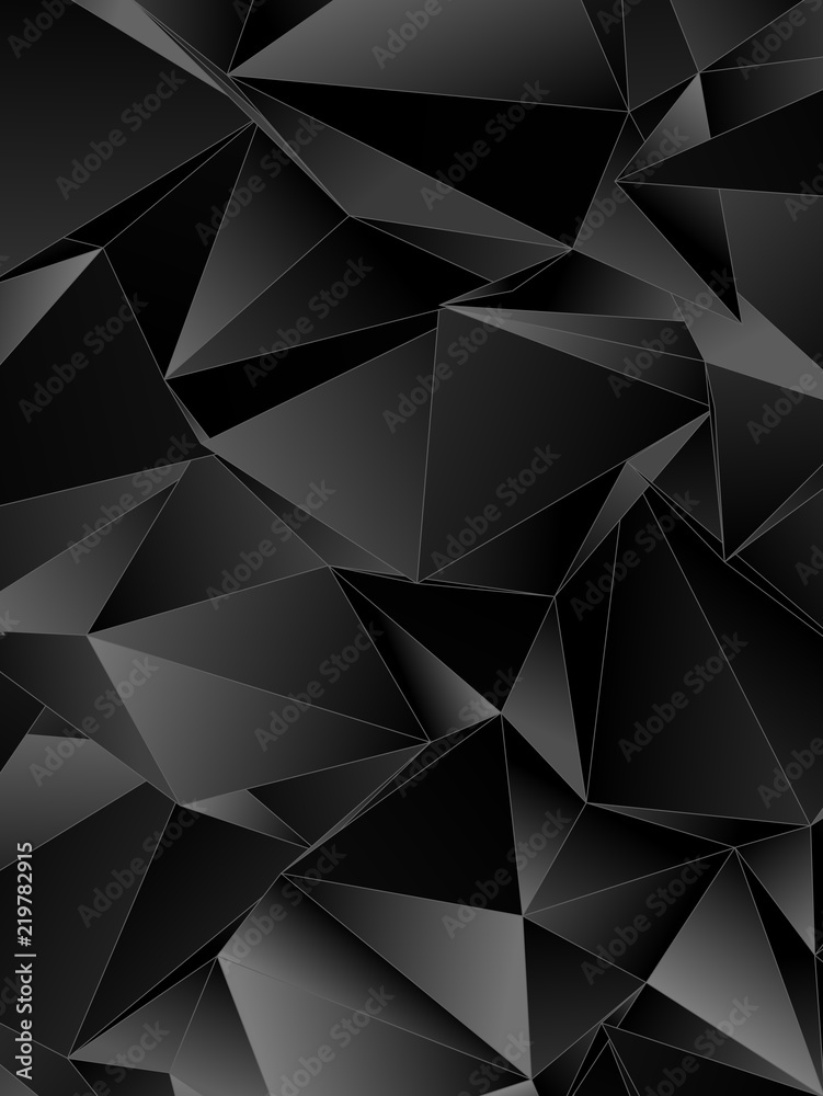 Triangular 3d, modern background