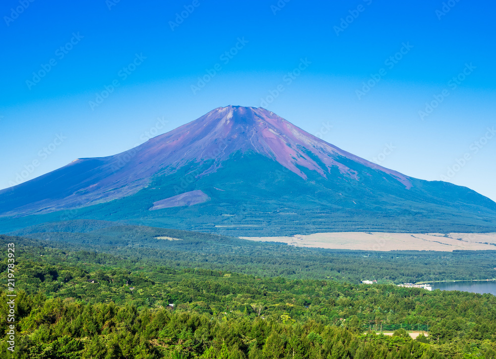 山中湖から眺める富士山