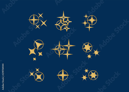 Bright firework, decoration twinkle, shiny flash. Glowing light effect star. Sparkle lights vector