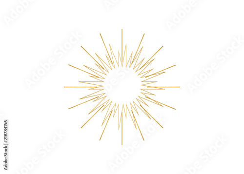 Bright firework  decoration twinkle  shiny flash. Glowing light effect star. Sparkle lights vector
