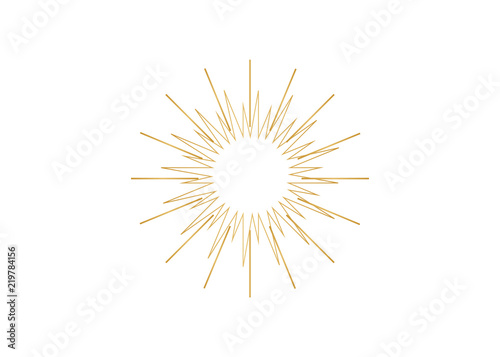 Bright firework, decoration twinkle, shiny flash. Glowing light effect star. Sparkle lights vector