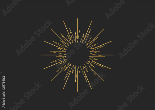 Bright firework, decoration twinkle, shiny flash. Glowing light effect star. Sparkle lights vector