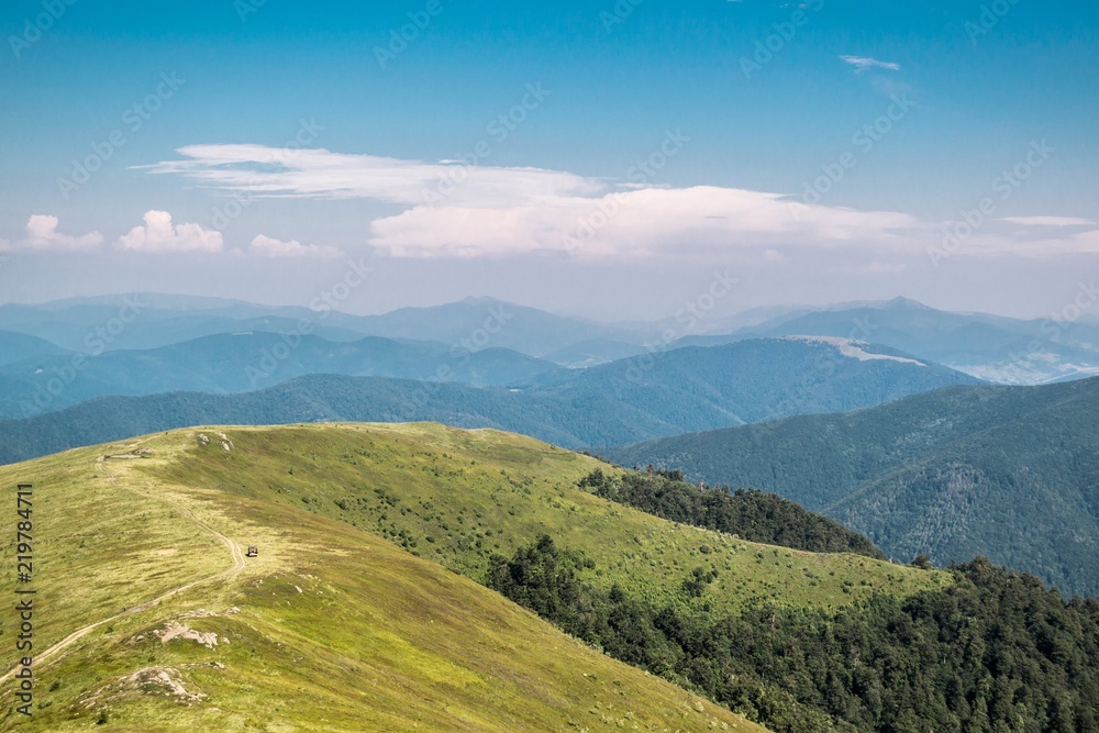 Borzhavsky mountain range. Carpathians