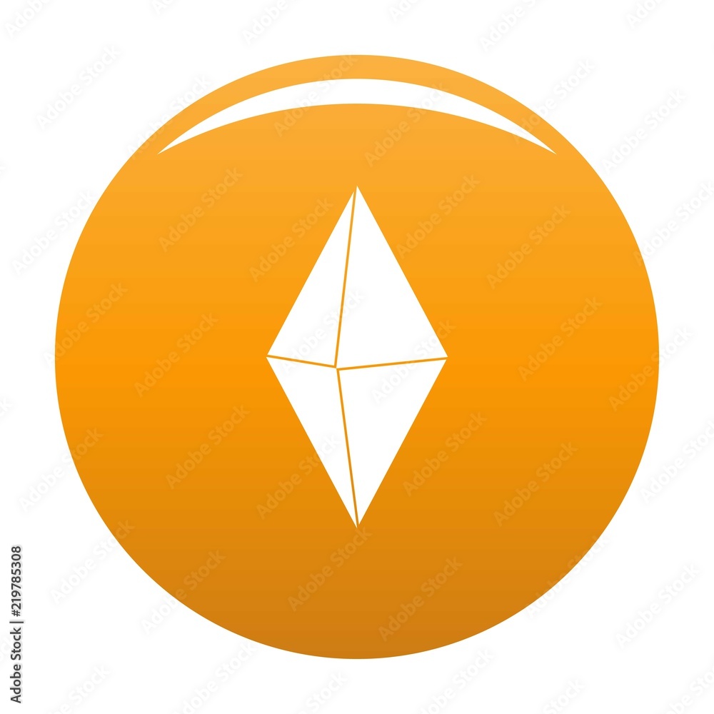 Arrow pin icon. Simple illustration of arrow pin vector icon for any design orange Arrow pin icon. Simple illustration of arrow pin vector icon for any design orange