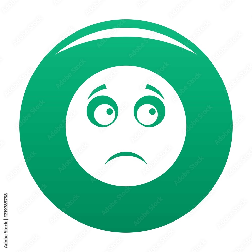 Sad smile icon. Vector simple illustration of sad smile icon isolated on white background Sad smile icon. Vector simple illustration of sad smile icon isolated on white background