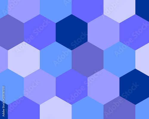 Hexagon Pattern Background Wallpaper Vector Illustration