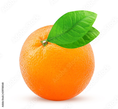 Fresh mandarin with leaf