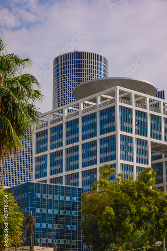 Hospital building with helipad, Tel Aviv, Israel