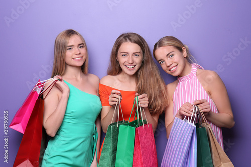 Beautiful young women with ...