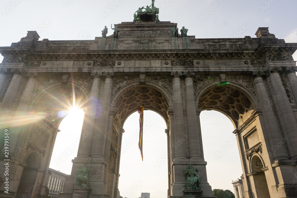 Obraz premium Brussels, Belgium - July/ 03/ 2018 - The magnificent architecture of Brussels