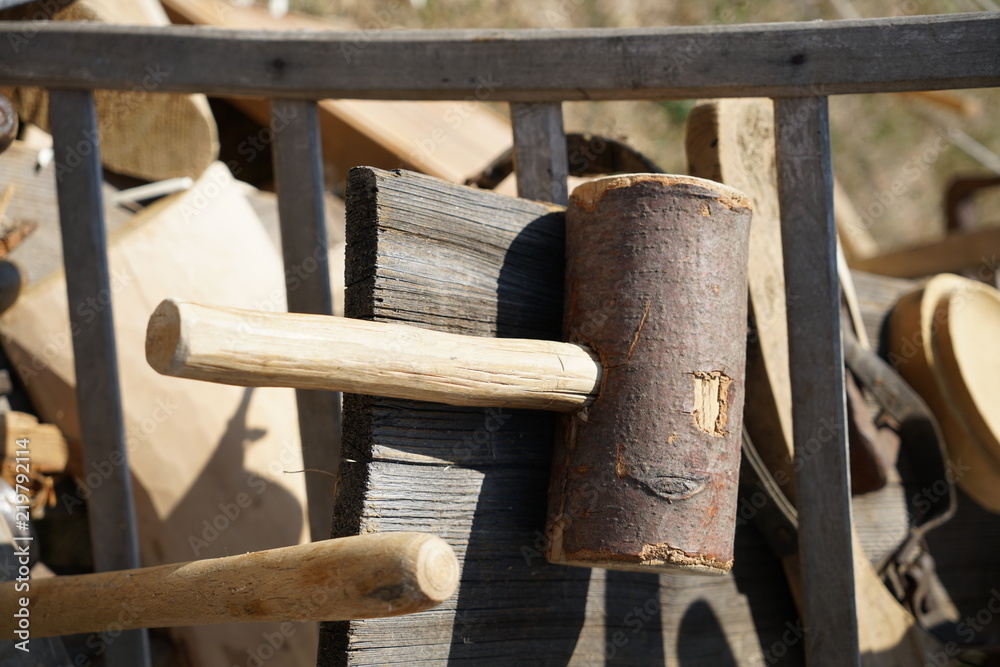 Ornate woodworking with old tools and tools
Ornate woodworking with old tools and tools