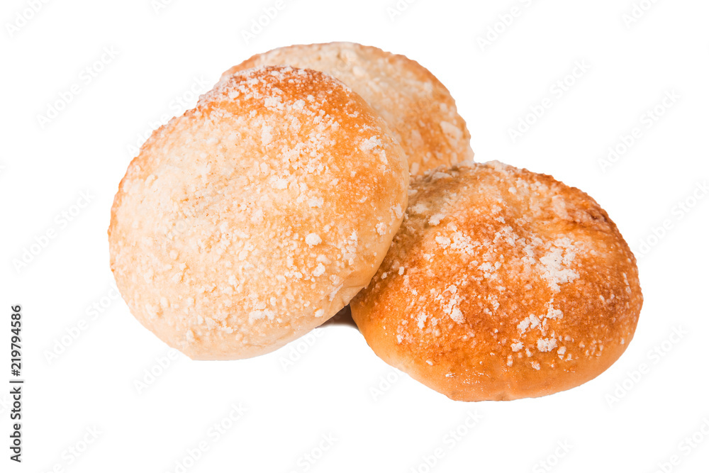 Baking, bread on white isolated background Baking, bread on white isolated background