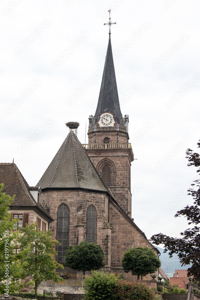 Bergheim, Eglise paroissiale de l'Assomption de la Bienheureuse Vierge Marie, Alsace. Haut-Rhin. Grand Est